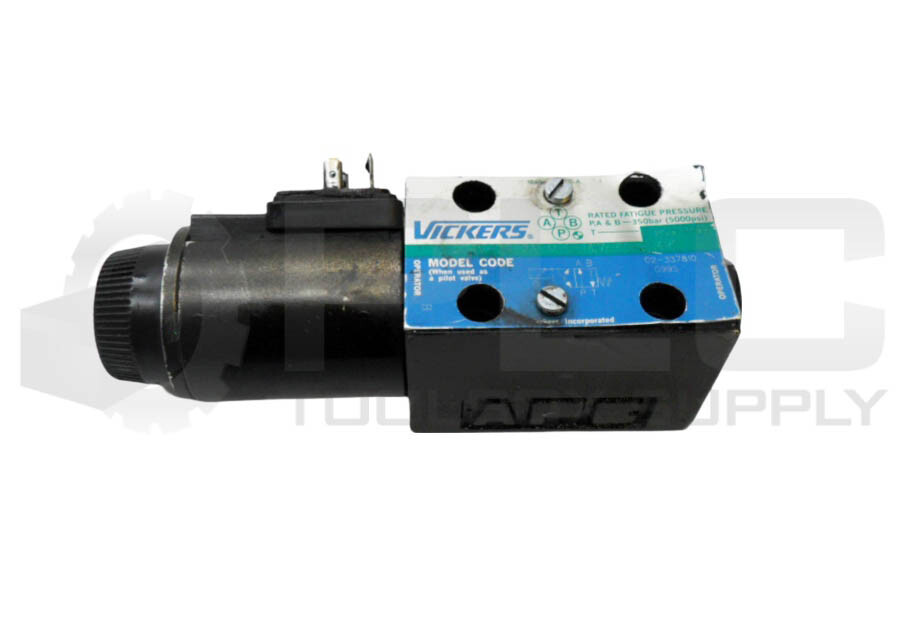 VICKERS DG4V-3S-2A-M-U-HL7-60-EN490 DIRECTIONAL VALVE W/ 02-337608 SOLENOID COIL