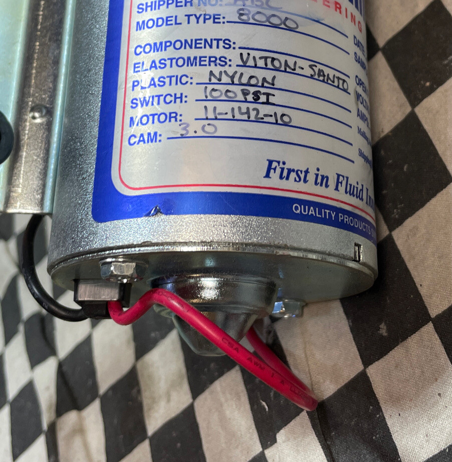 SHURFLO MODEL 8000, 1.35 GPM, 24V, 3.8A, 100 PSI, 11-142-10, SHIPSAMEDAY