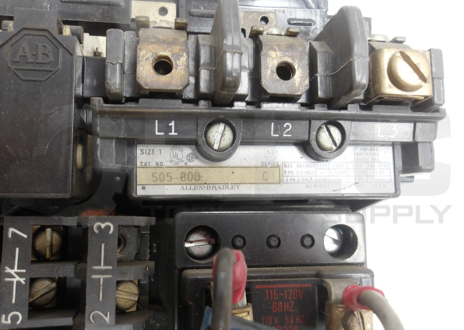 ALLEN BRADLEY 505-BOD /C CB236 2185-800-01 595-A02 40410-326-52 RCS2A-6 *READ*