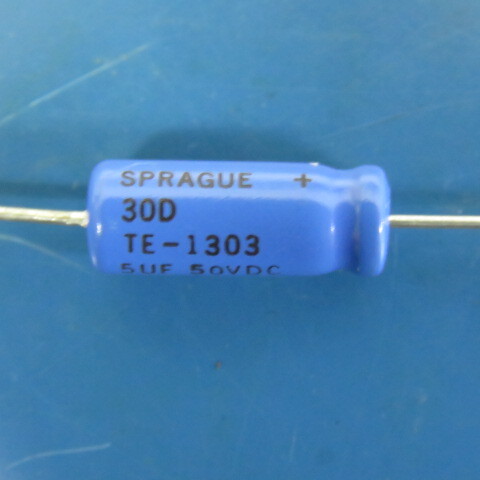 SPRAGUE/VISHAY TE1303 Qty of 5 per Lot CAP ALUMELEC 5UF 50V AXL