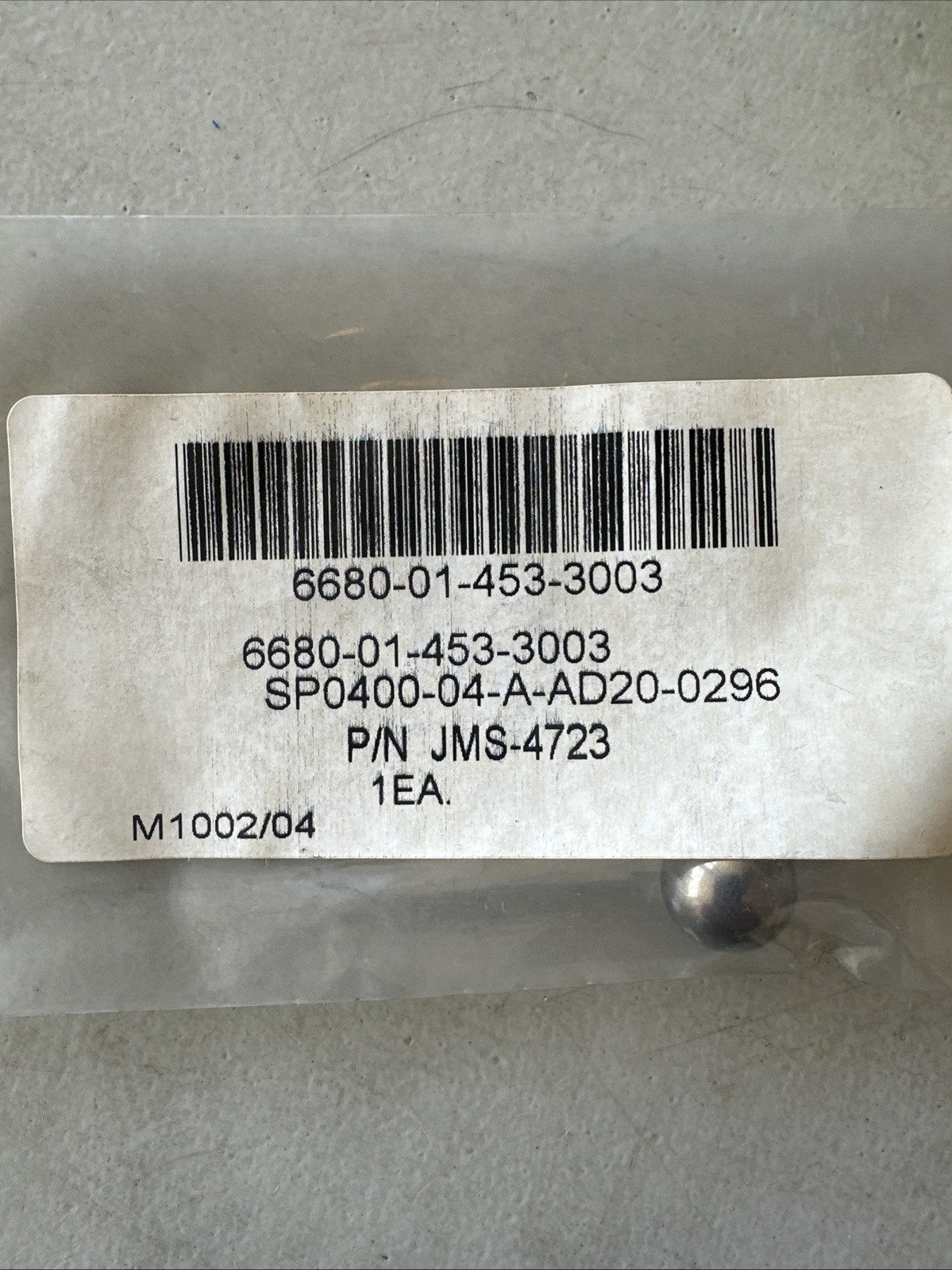 Edco MIL-DTL-117H TY. 3-CL B-ST2 And A-A-3174 Check Ball JMS-4723