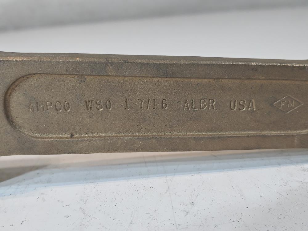 Ampco 1- 7/16″ Open End Aluminum / Bronze Non Sparking Wrench
