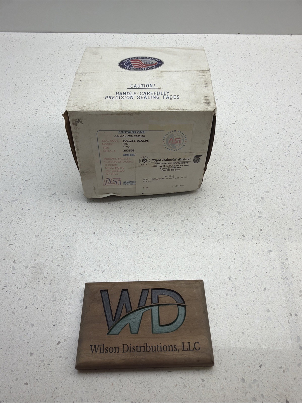 NEW ASI 585-3 Mechanical Seal 1.750″ 316ss 1-3/4”