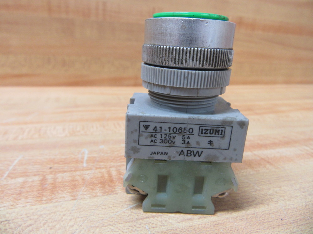 IDEC ABW Izumi Push Button Green Button