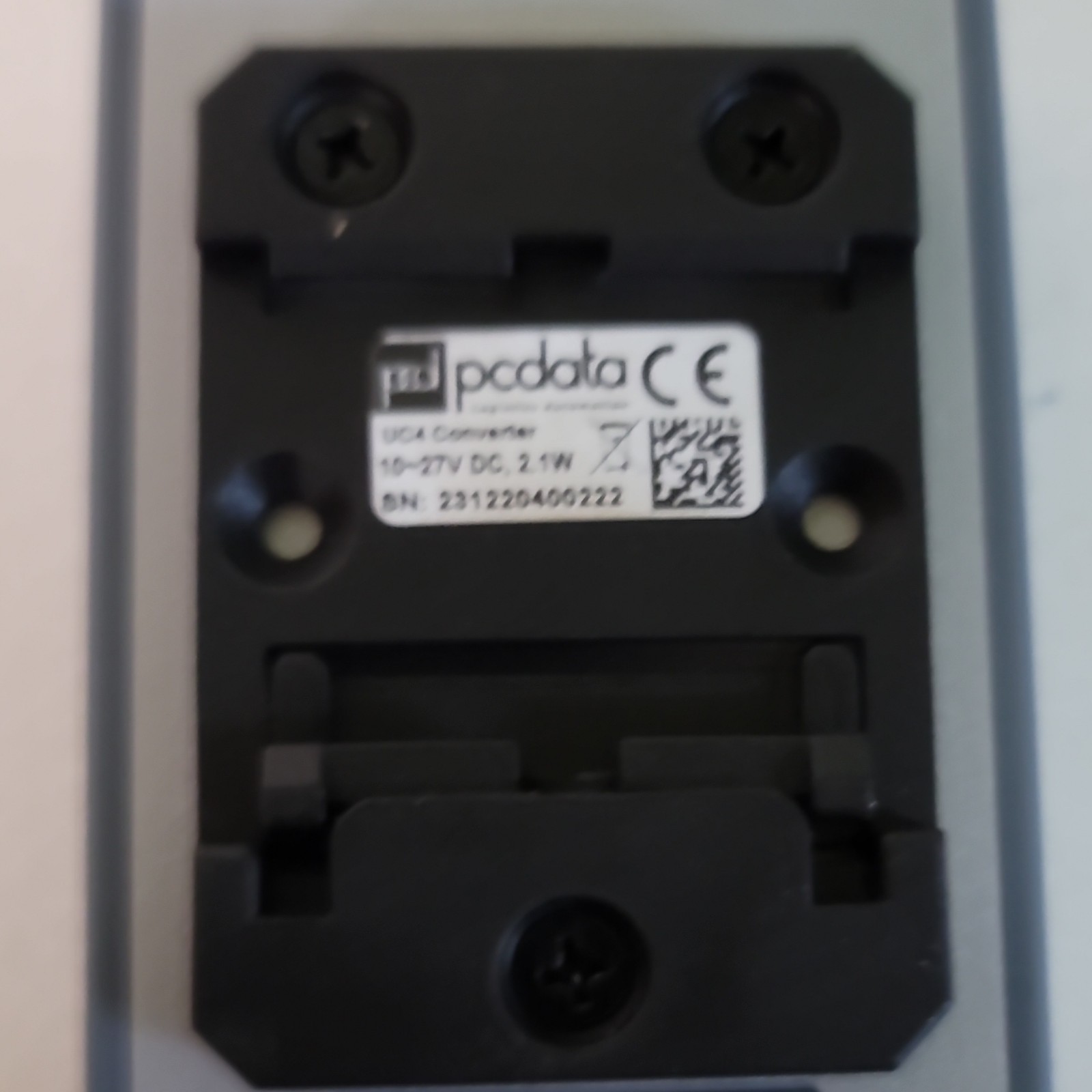 pcdata UC4 Data Converter Logistics Automation 16-27V DC 2.1W PN 2312204002022