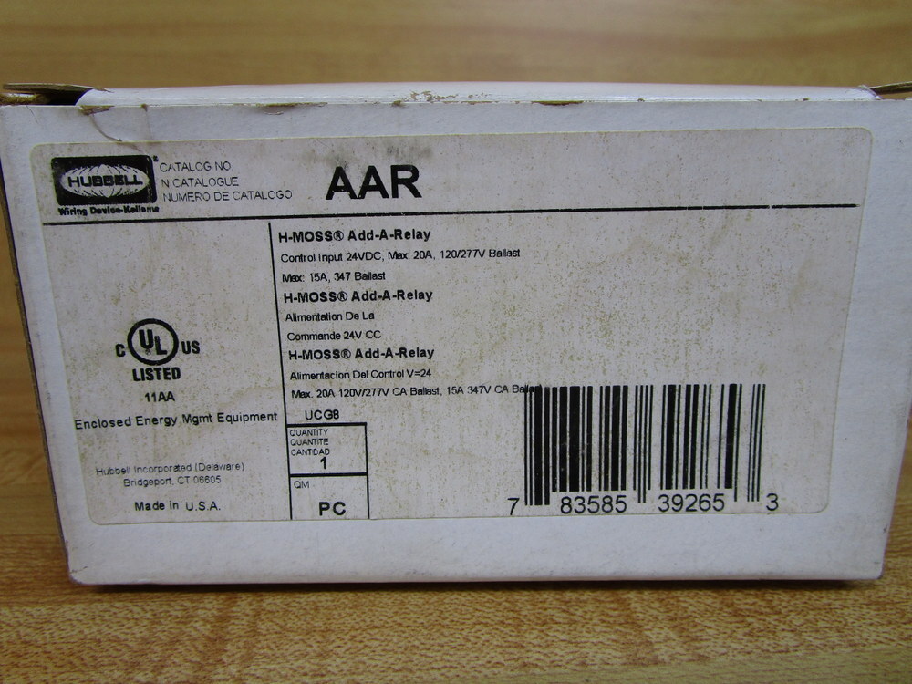 Hubbell H-MOSS ADD-A-RELAY Wiring Device AAR