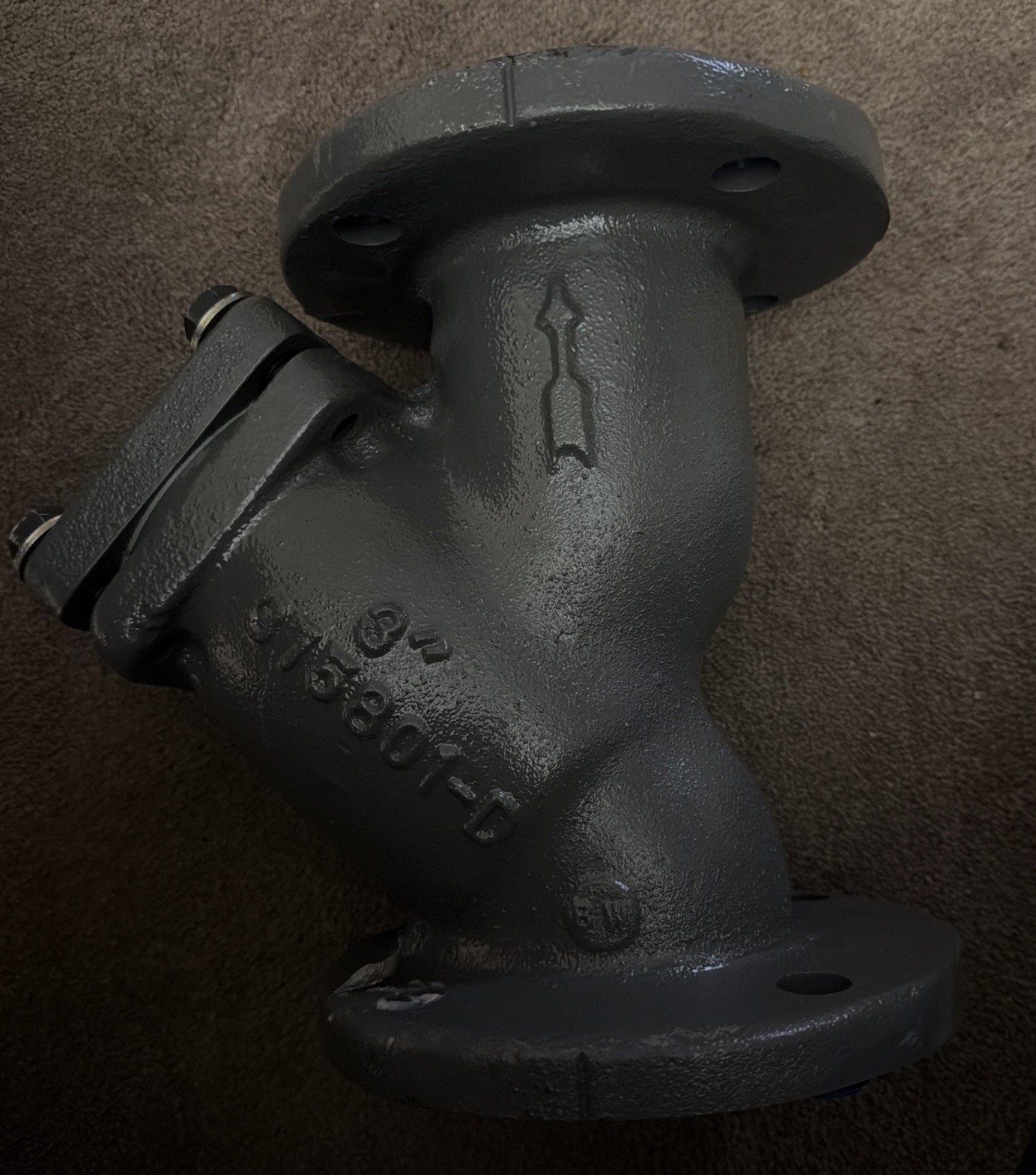 **MUELLER STEAM -3”-758 -01D FLANGED SPECIALTY WYE STRAINER 125lb-New***