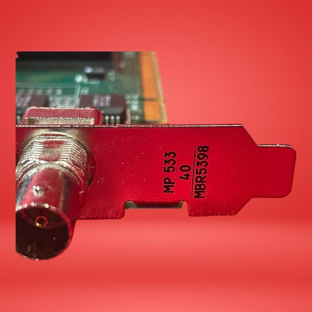 Optibase MP533 MPEG PCI Video Processing Encoder Card MBR5398 Tested