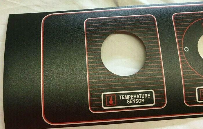FWE Top Mount Heat System Control Panel Overlay S-17253 New Free Shipping