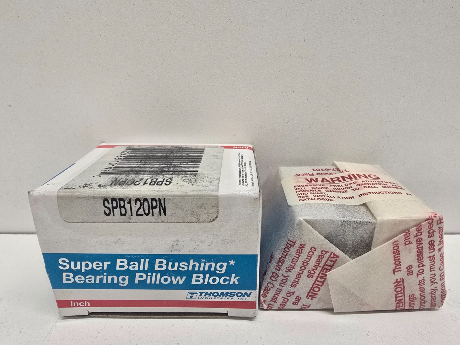 NEW IN BOX! THOMSON SUPER BALL BUSHING BEARING PILLOW BLOCK SPB120PN