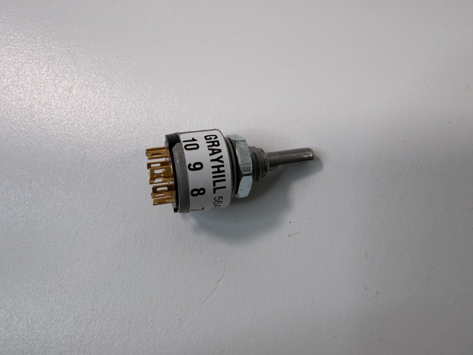 Grayhill 56A36-01-1-02N Rotary Switch 1 Deck 1 Pole 2 Pos Non-Shorting 36 Deg