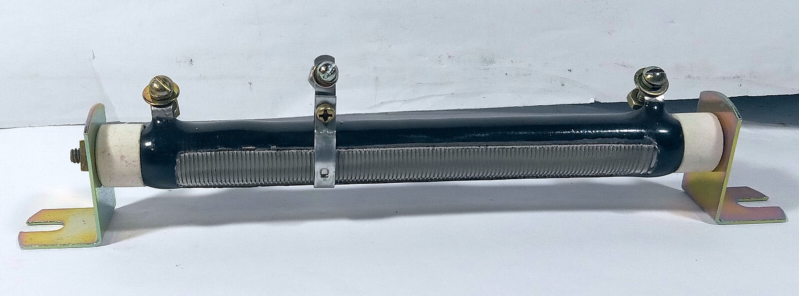 1 USED OHMHITE D100K100 CHASSIS MOUNT WIREWOUND RESISTOR ***MAKE OFFER***