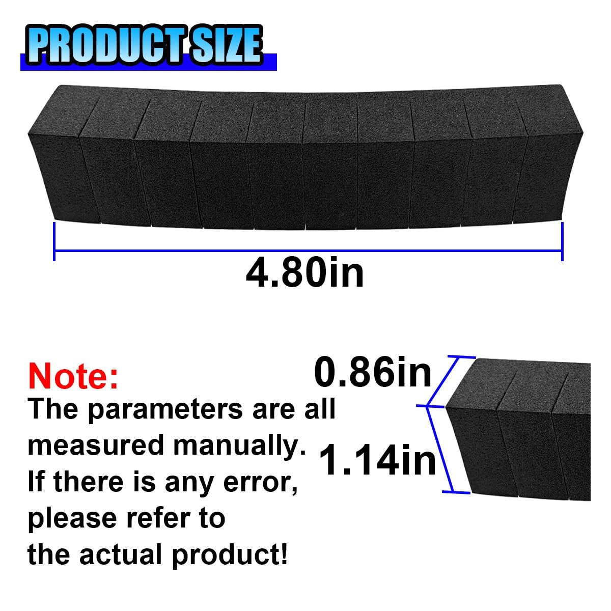 4PCS Car Door Edge Guards, EVA Foam Bumper Guard Strip with Adhesive, Anti-Sc…