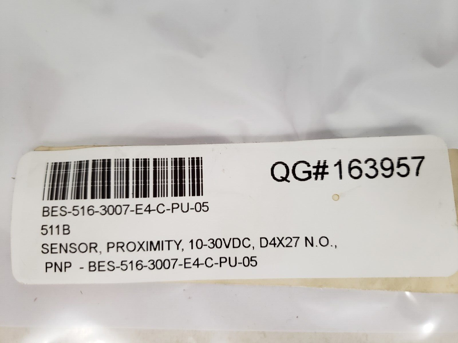 BALLUFF BES-516-3007-E4-C-PU-05 INDUCTIVE SENSOR 10-30VDC NB