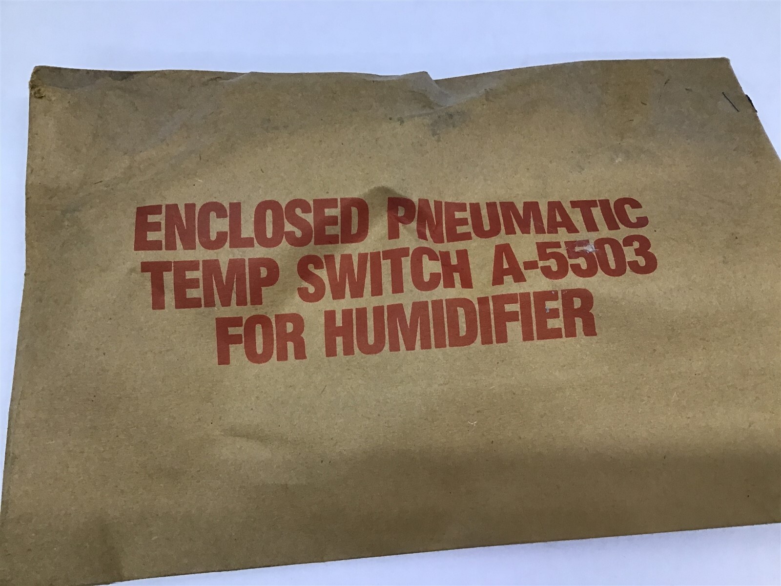 Pneumatic A-5503 Temp Switch For Humidifier