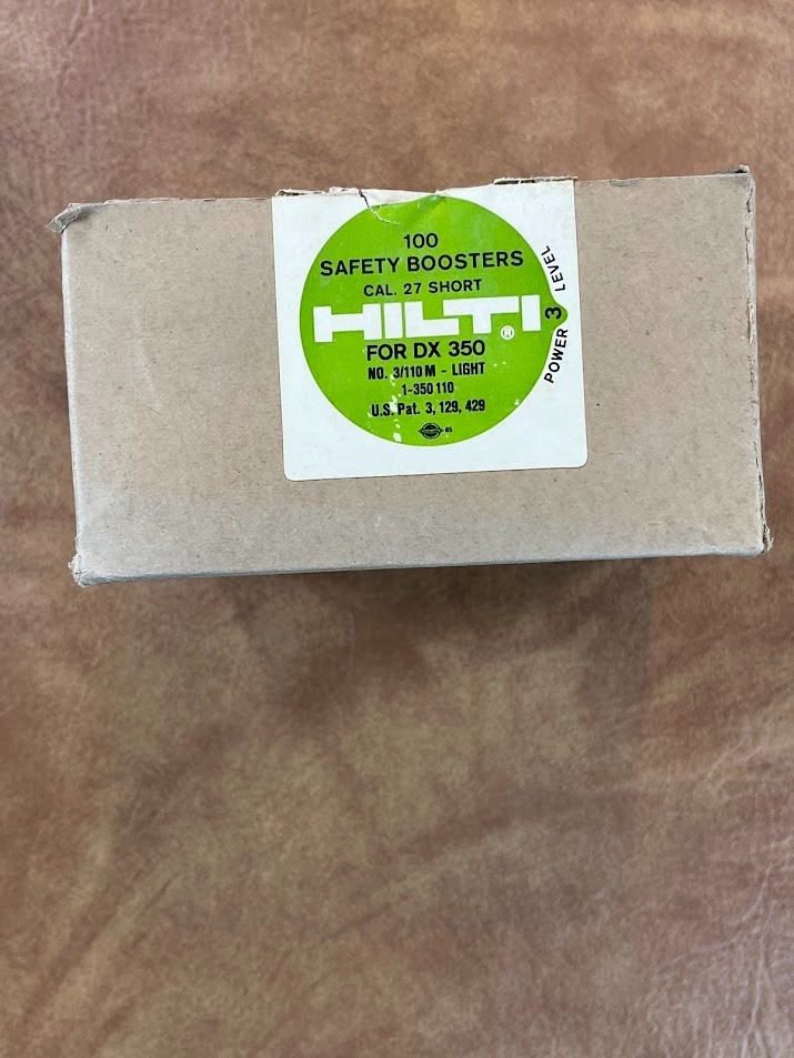 HILTI 3/110M (PKG OF 100) DX350 DX 350 Safety Boosters Green Level 3