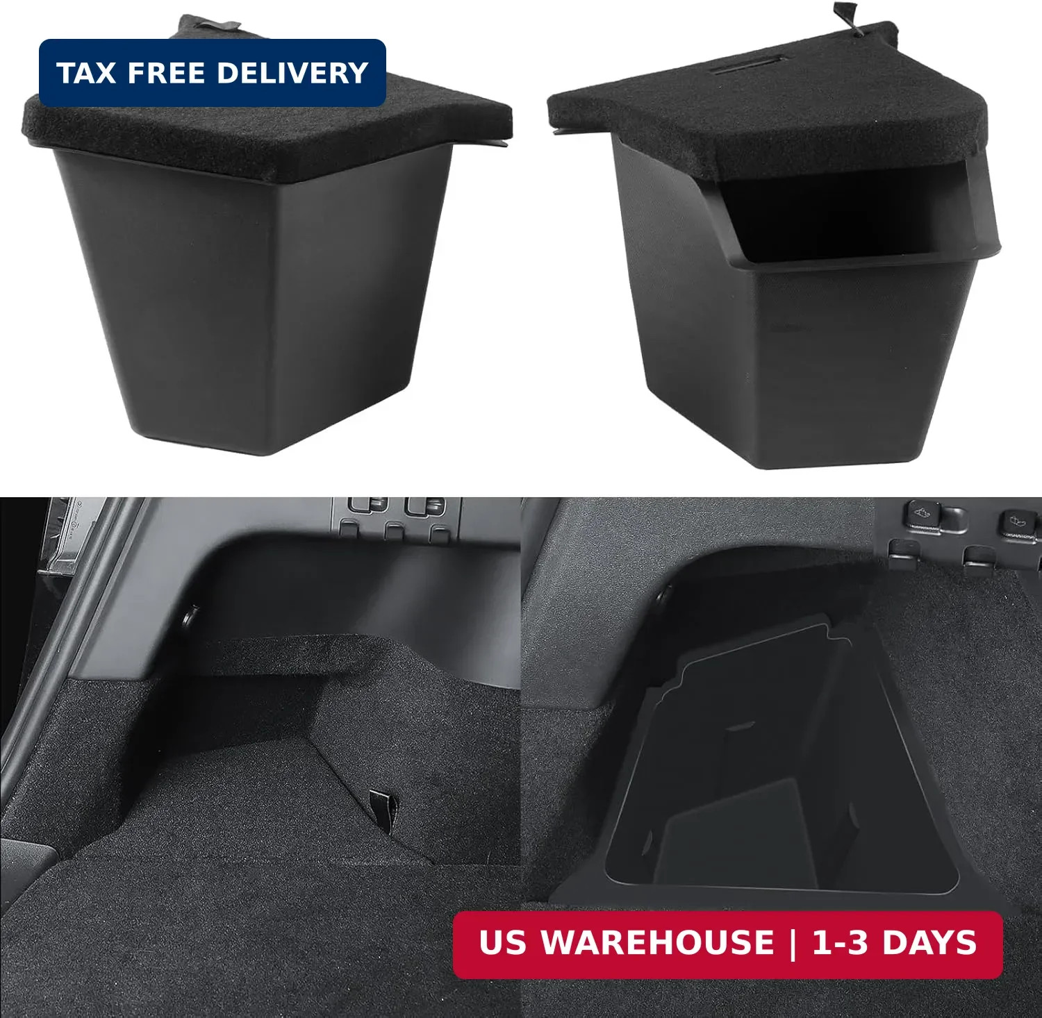 Tesla Model Y Juniper Rear Trunk Storage Bins 2025 2026 Tesla Model Y Juniper Tr