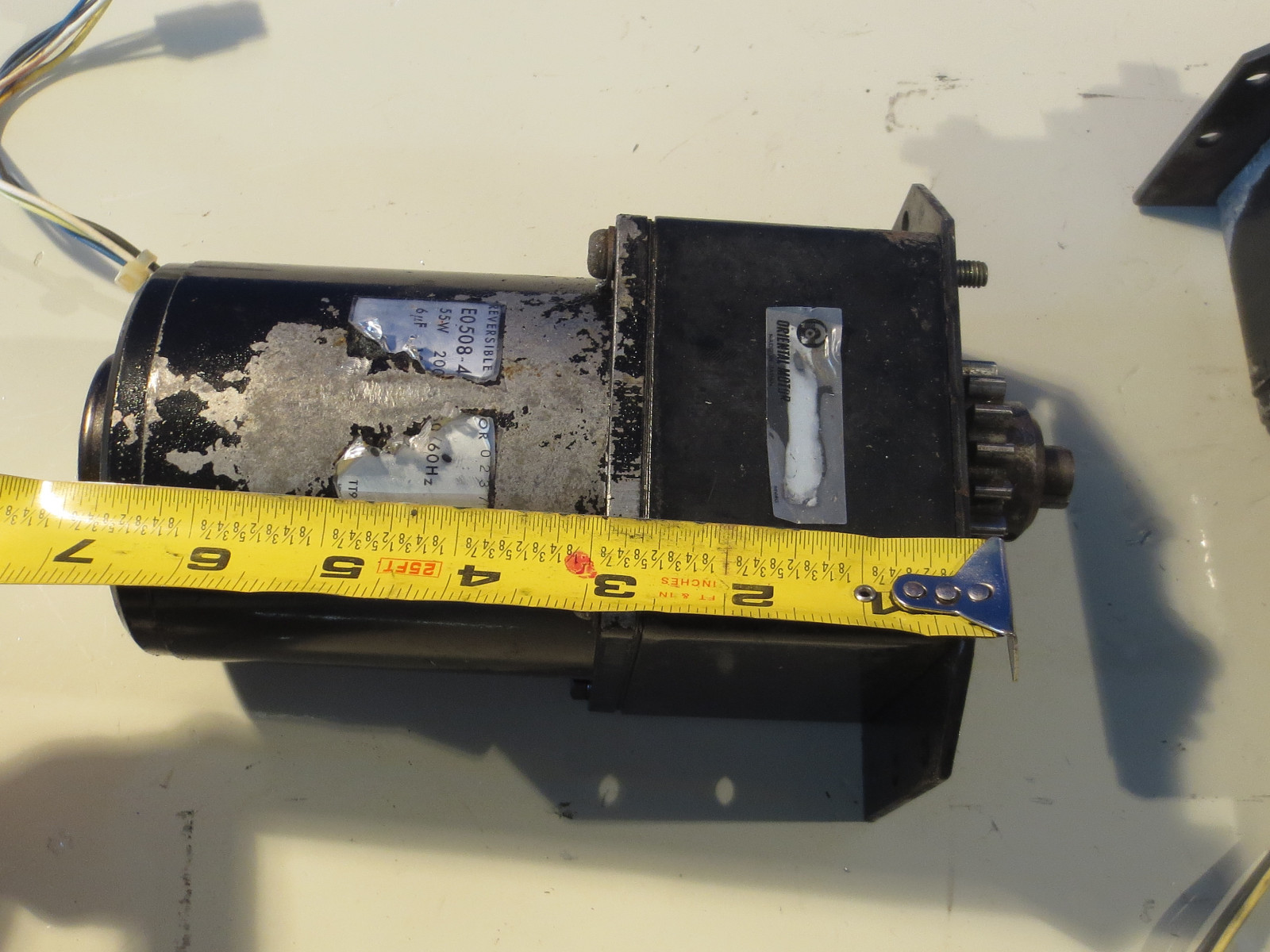 BROTHER CNC TAPPING CENTER ORIENTAL MOTOR REVERSIBLE MOTOR E0508-4