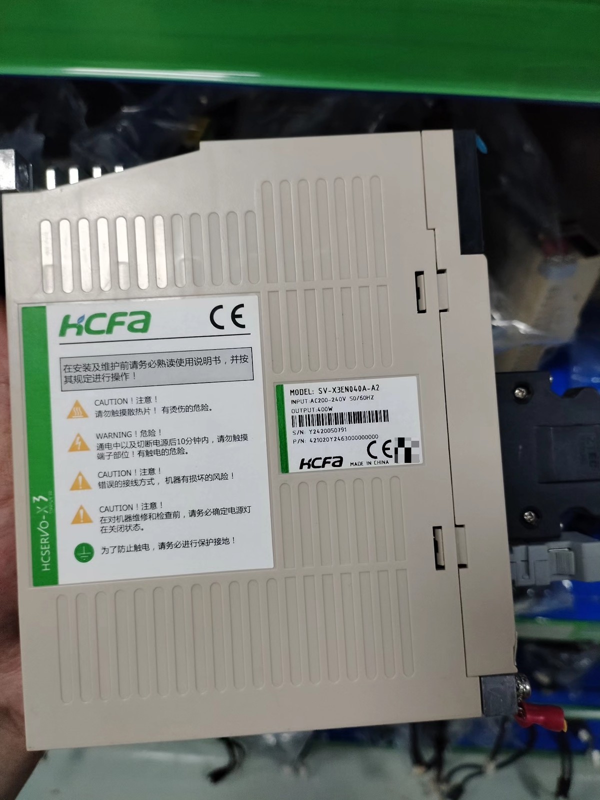 1P HCFA SV-X3EB040A-A2 400W Accept counteroffer