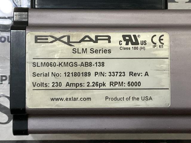 Exlar SLM Series Linear Actuator Servo – SLM060-KGMS-AB8-138 – 33723 w/Warranty