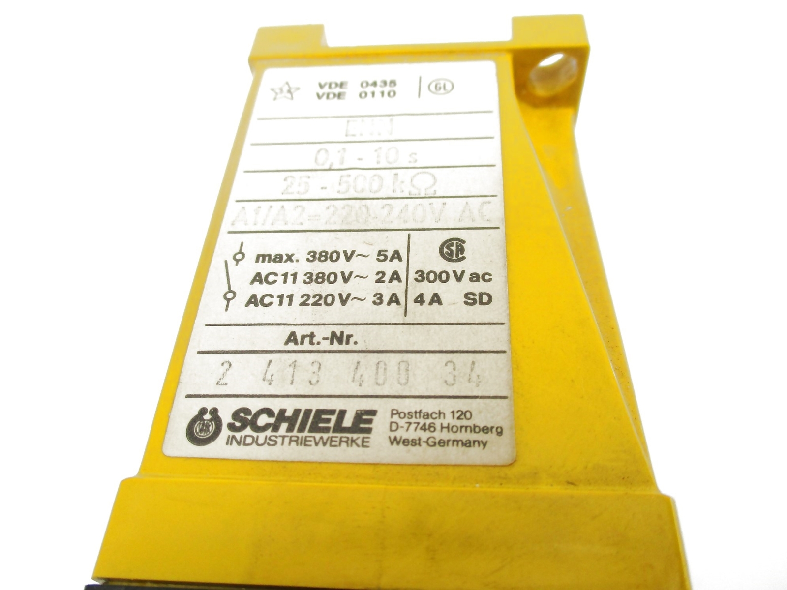 SCHIELE 2.413.400.34 300V 4A NSNP