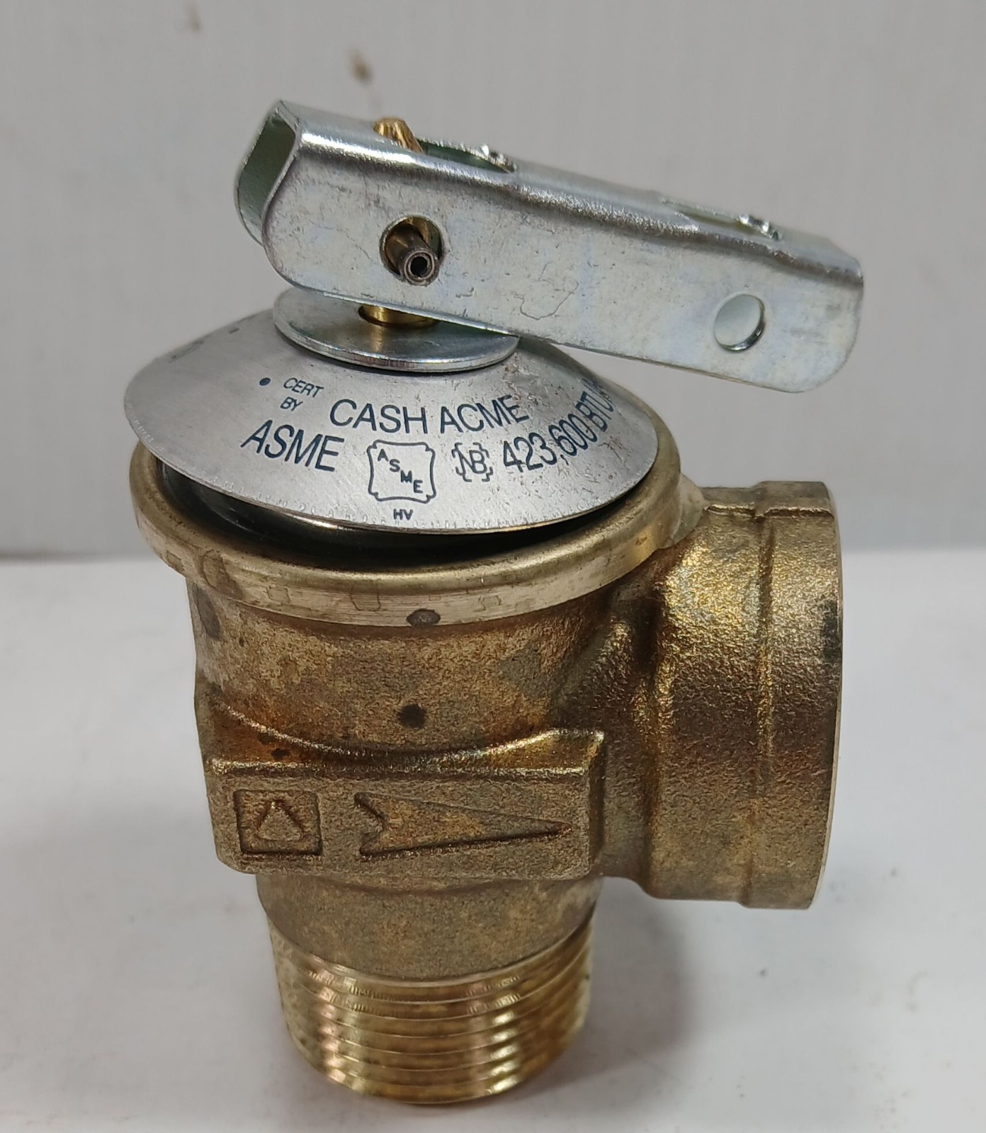 1 NEW CASH ACME F-30F ¾” RESEATING PRESSURE SAFETY VALVE NNB ***MAKE OFFER***