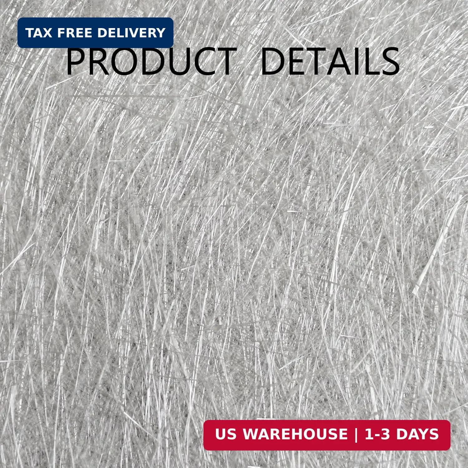 Fiberglass Chopped Strand Mat, 10 Yards X 4” Fiberglass Mat Roll, 1.5Oz, Suit f