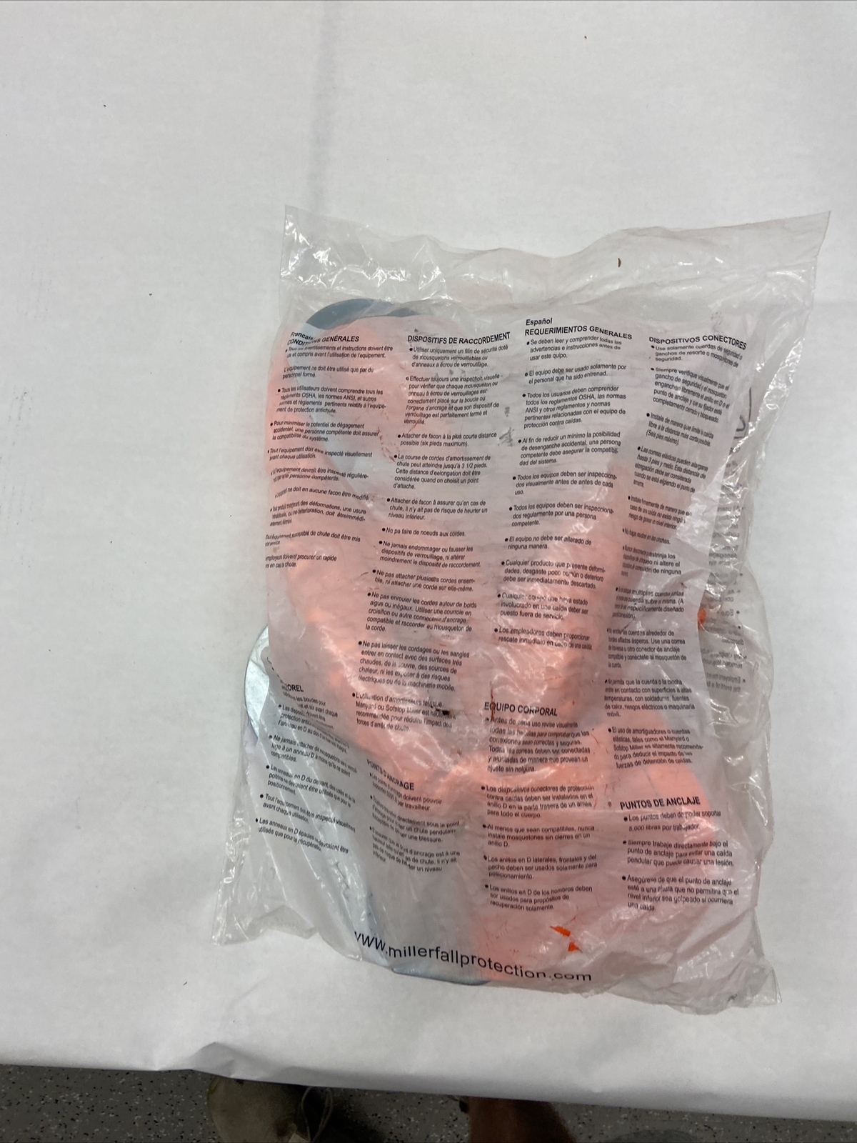 MILLER HONEYWELL T5122-Z7 6FTAF 6’ TUBULAR SHOCK-ABSORBING LANYARD, NEW