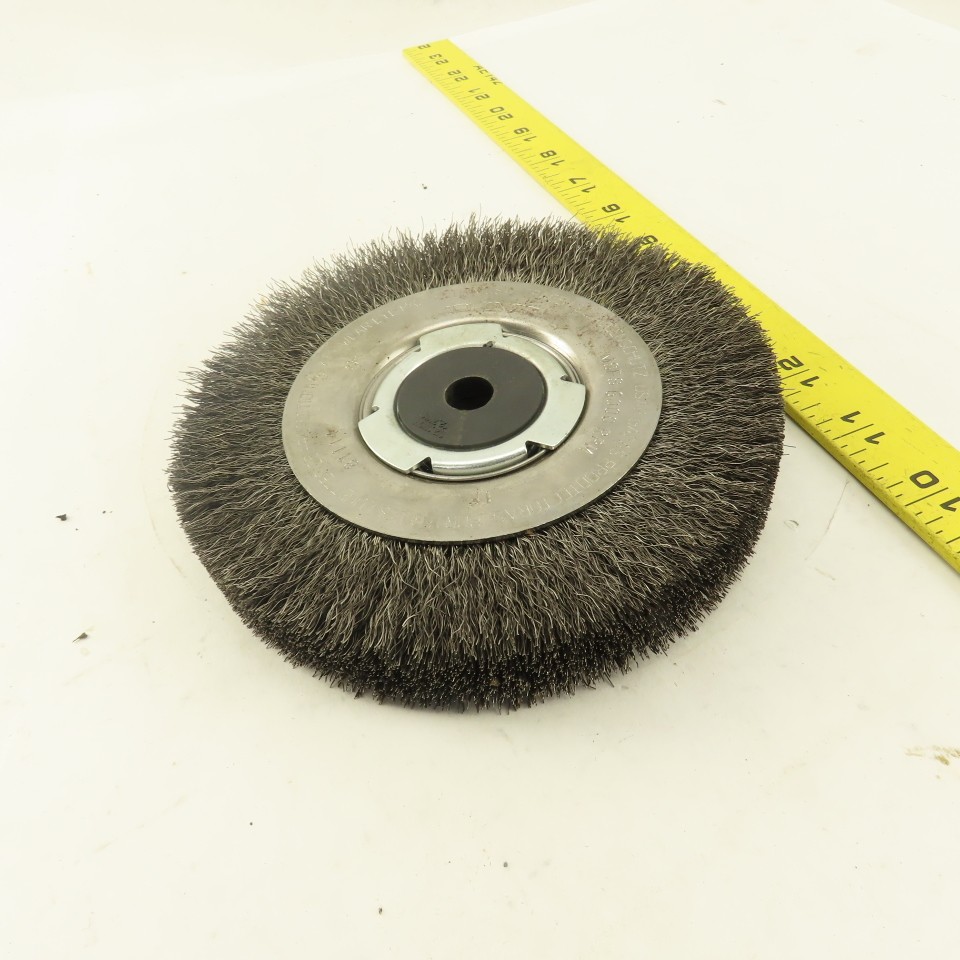 Advance Brush EPD 81114 PFERD 6″ x 1-1/16″ Wide Medium Face Wire Wheel Brush