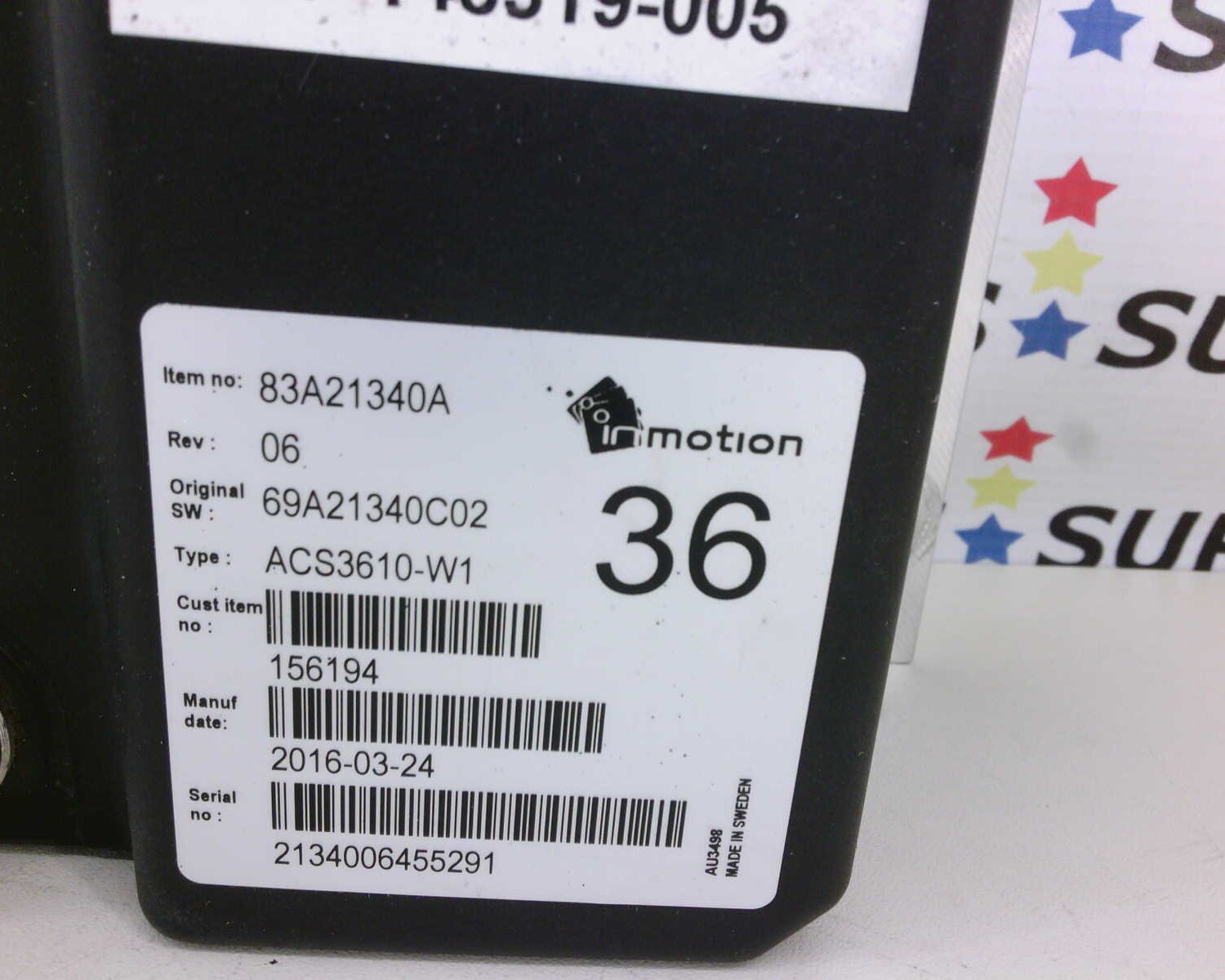 USSP Crown Access 3 Control Module PE 148319-005 83A21340A ACS3610-W1