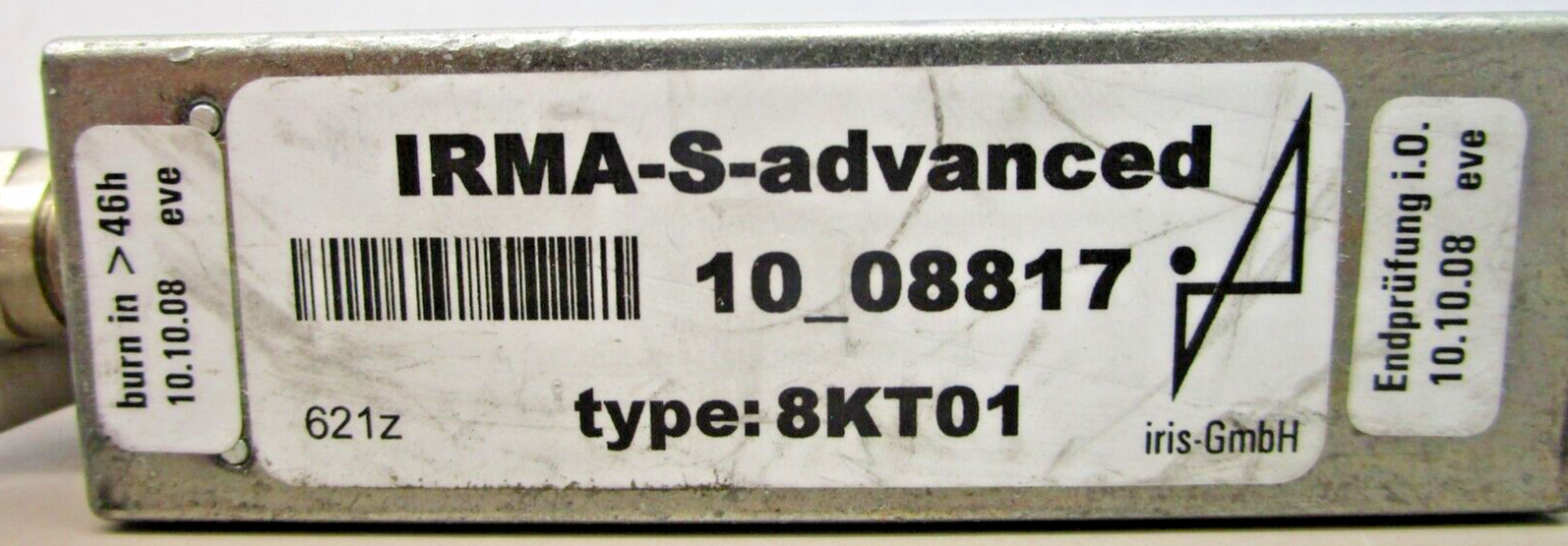 IRMA-S-advanced Type 8KT01 Infrared TramSensor with 4th Gen Pigtail Round 8-Pin