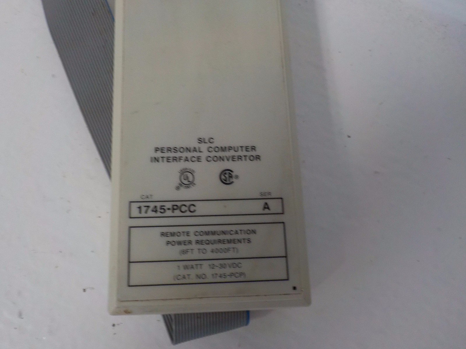 ALLEN BRADLEY 1745-PCC USED SLC PERSONAL COMPUTER INTERFACE CONVERTOR 1745PCC