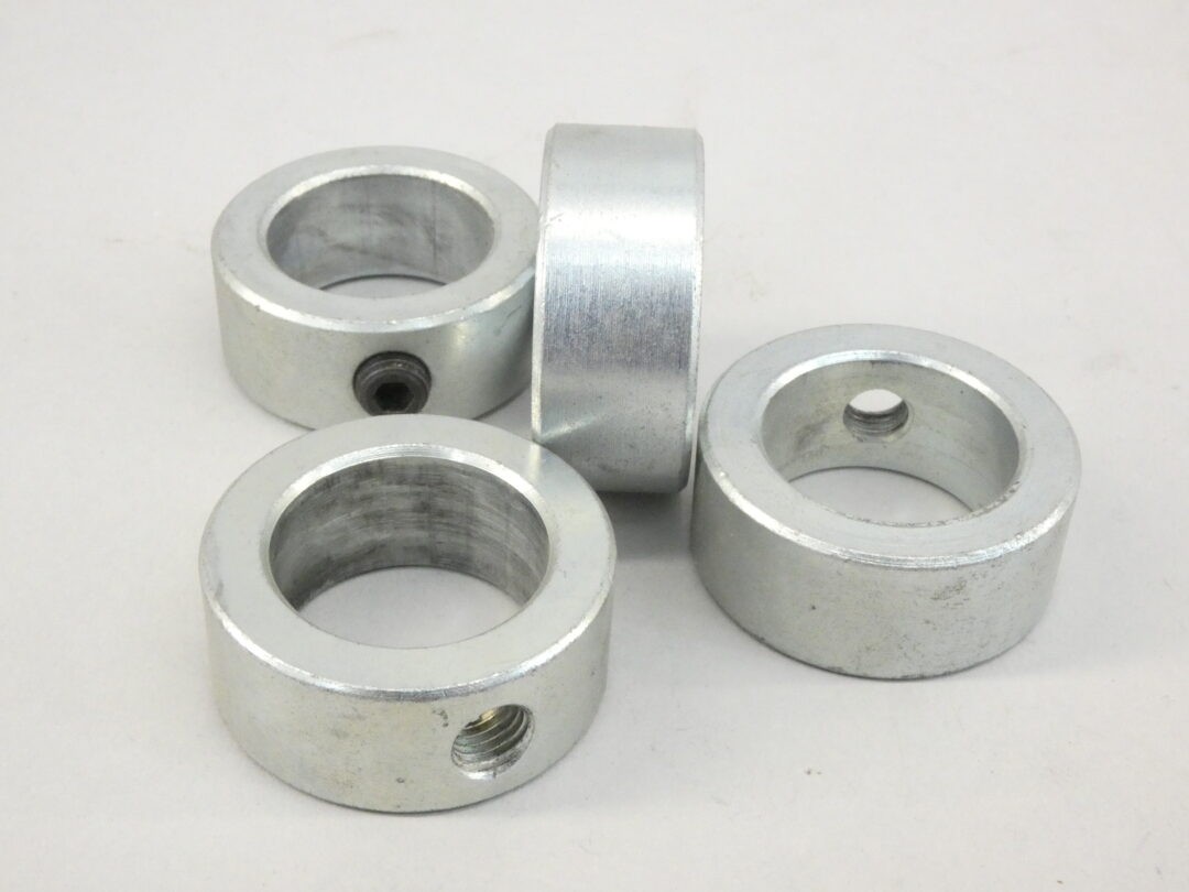 *Lot of 4* Shaft Collars 1″ Bore x 1-1/2″ OD x 5/8″ Set Screw Zinc – NEW Surp…