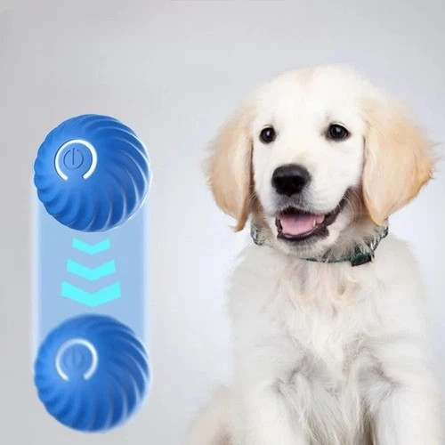 USB Rechargeable Interactive Dog Toy Ball | Automatic Moving Bouncing Pet Toy