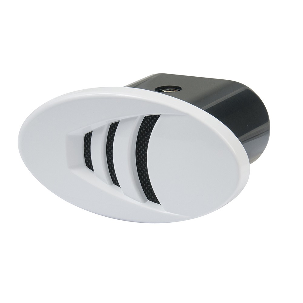 Marinco 12V Drop-In H Horn W Black & White Grills Marine