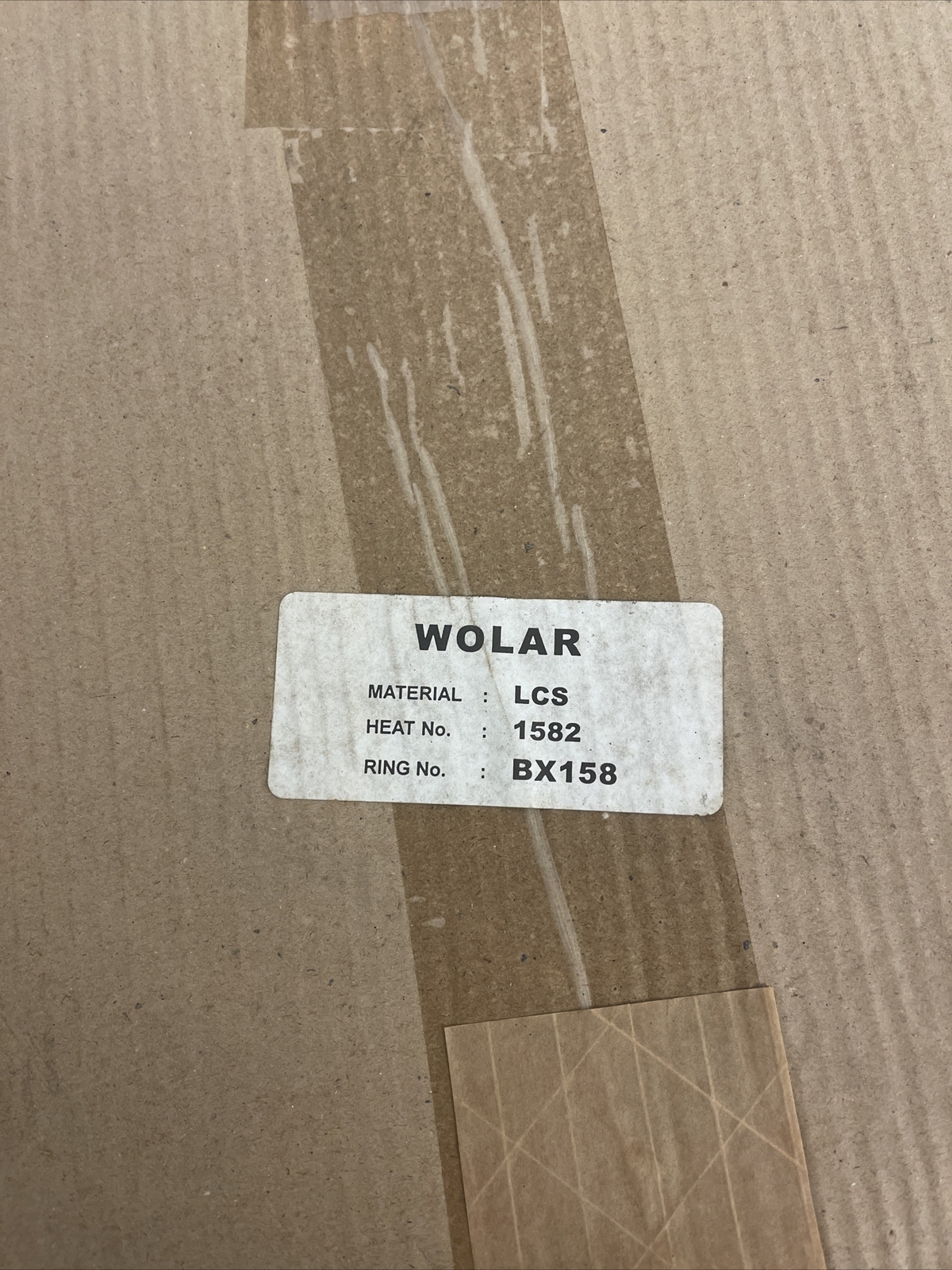Wolar BX-158 API Plated Ring Gasket
