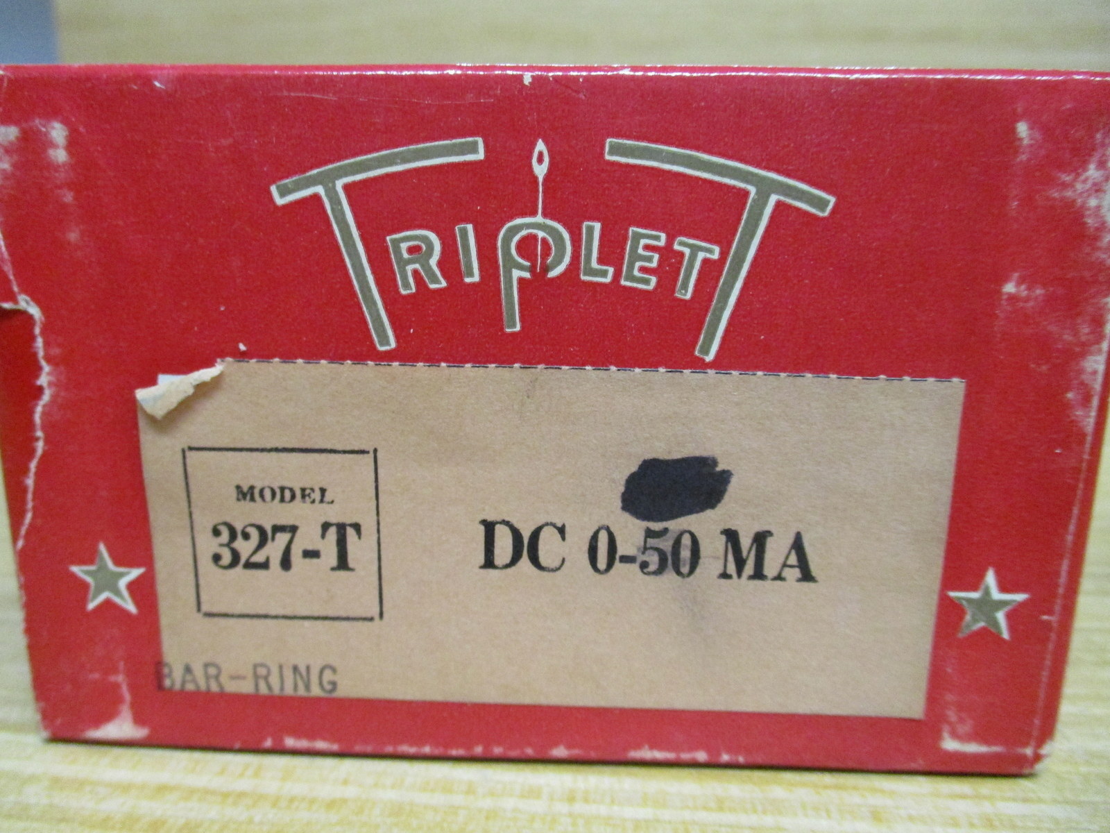 Triplett 327-T DC 0-50 MA Panel Meter 327T