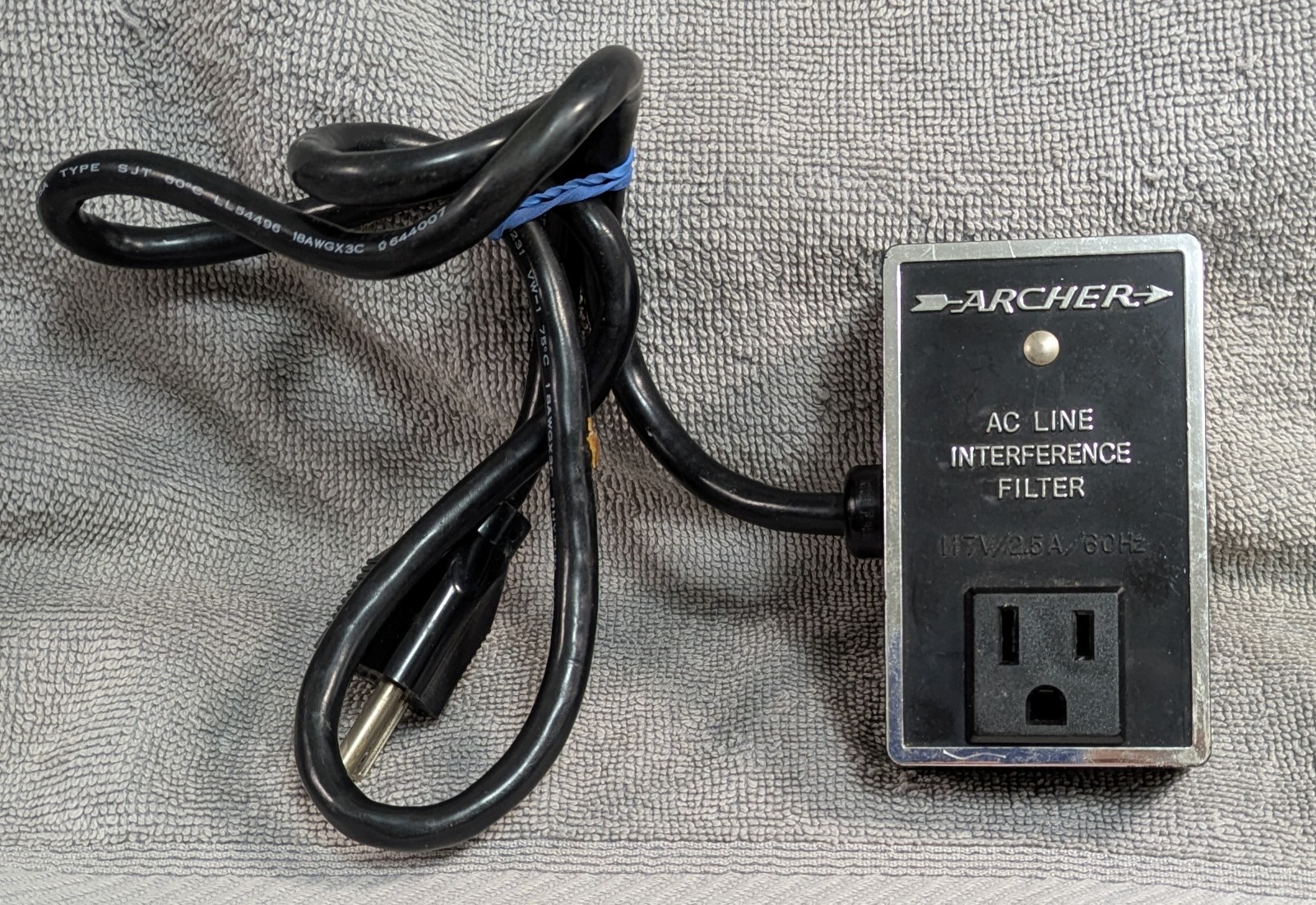 AC Line Interference Filter ARCHER 15-1111 117V 2.5A Radio Shack