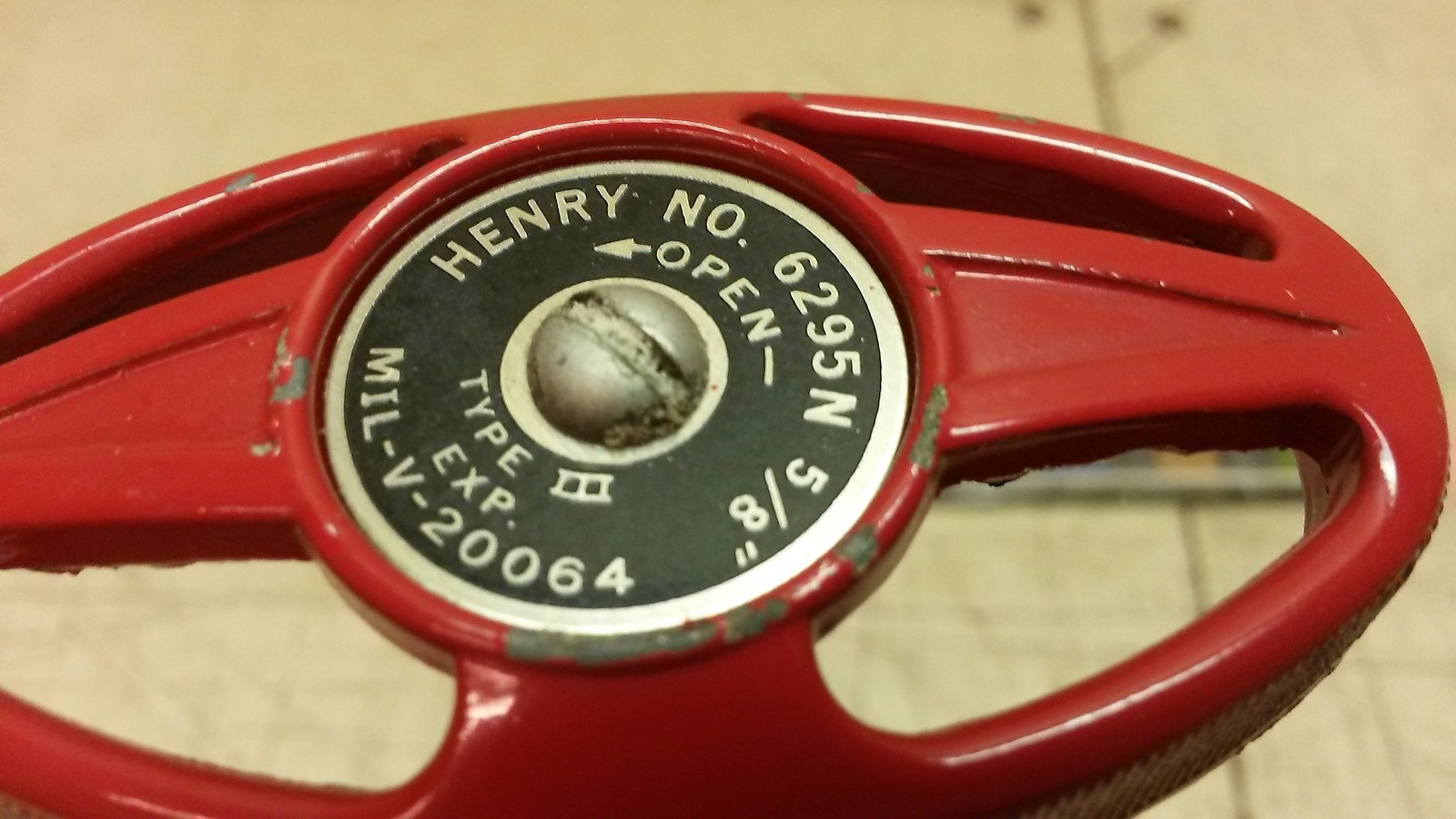 NOS Henry Stop-Check Valve 6295MOD 6295N D624-127APCF18