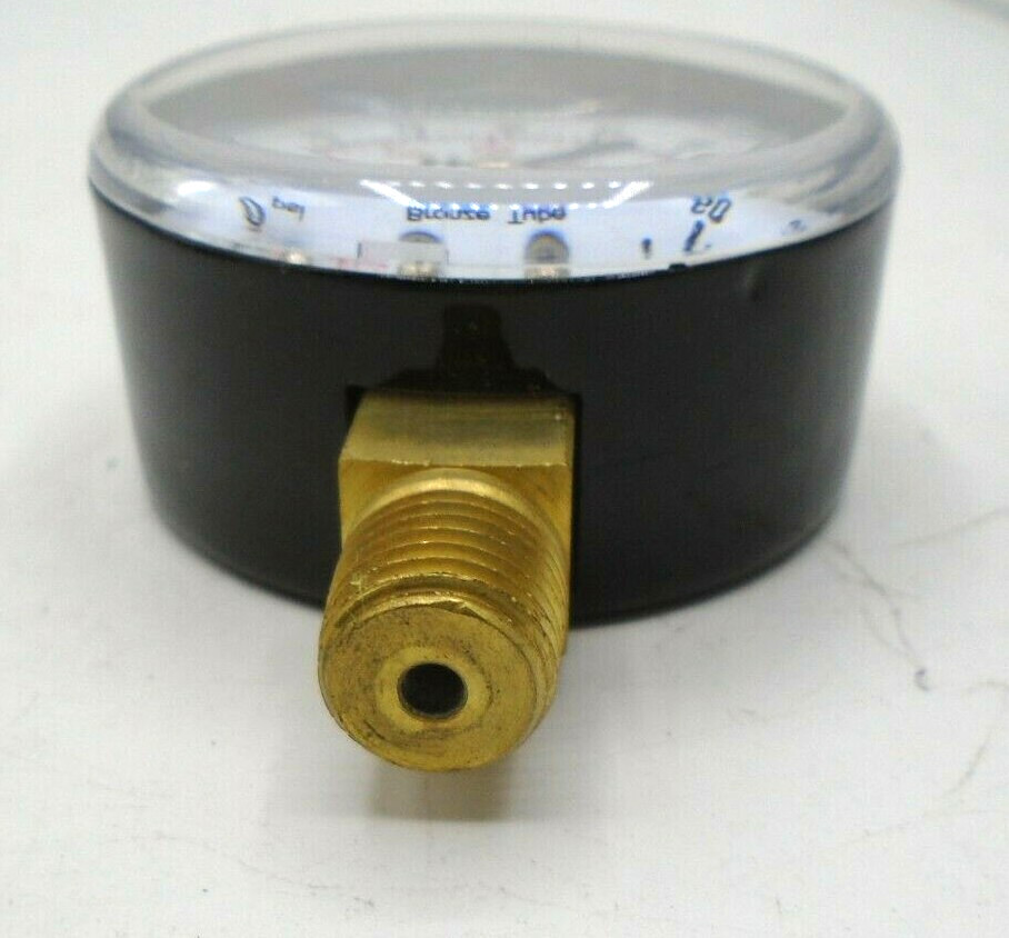 Weiss Inst. Pressure Gauge 9546261 Model PG Bronze Tube Brass Socket NIB