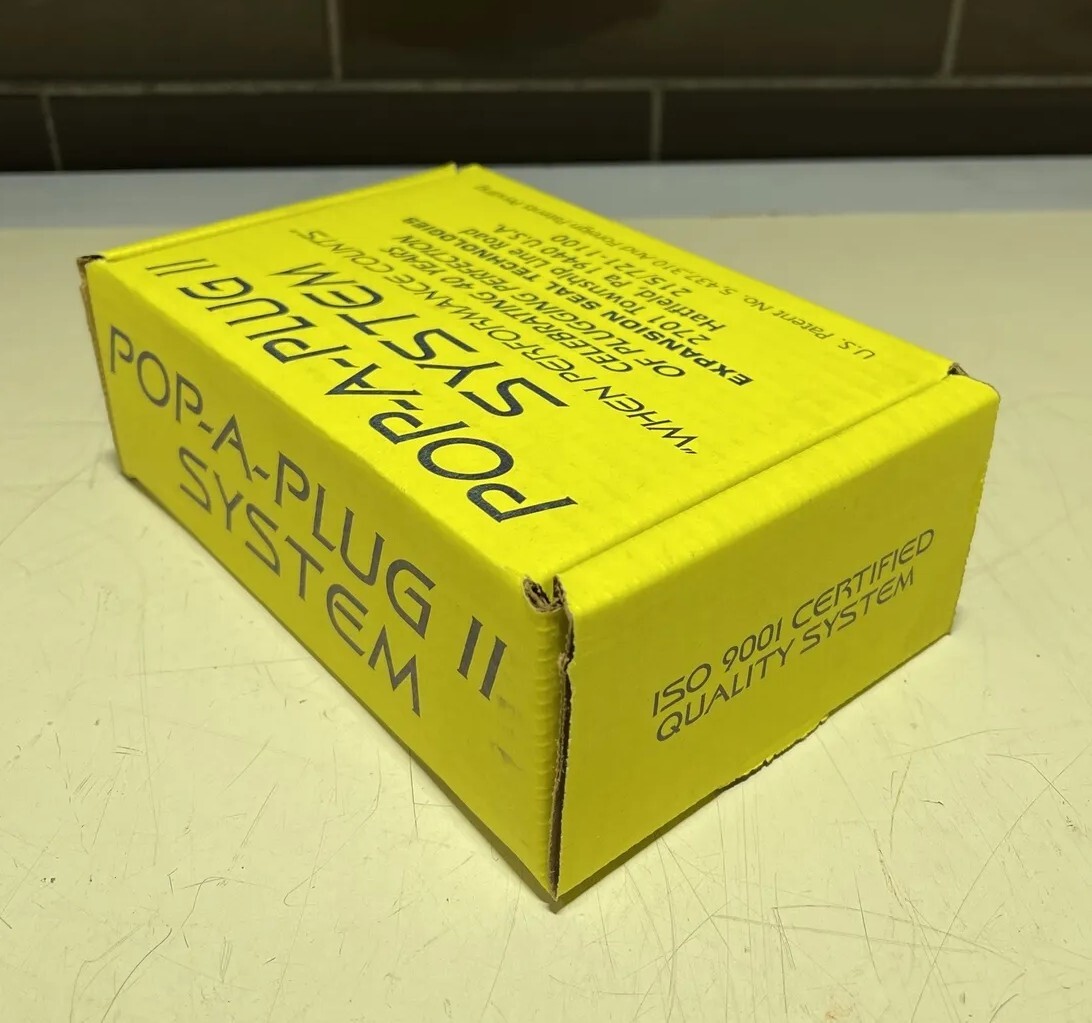 *New* Pop-A-Plug II Kit P2-480-S 0.480”/0.481” To 0.500” ID (Box Of 10)