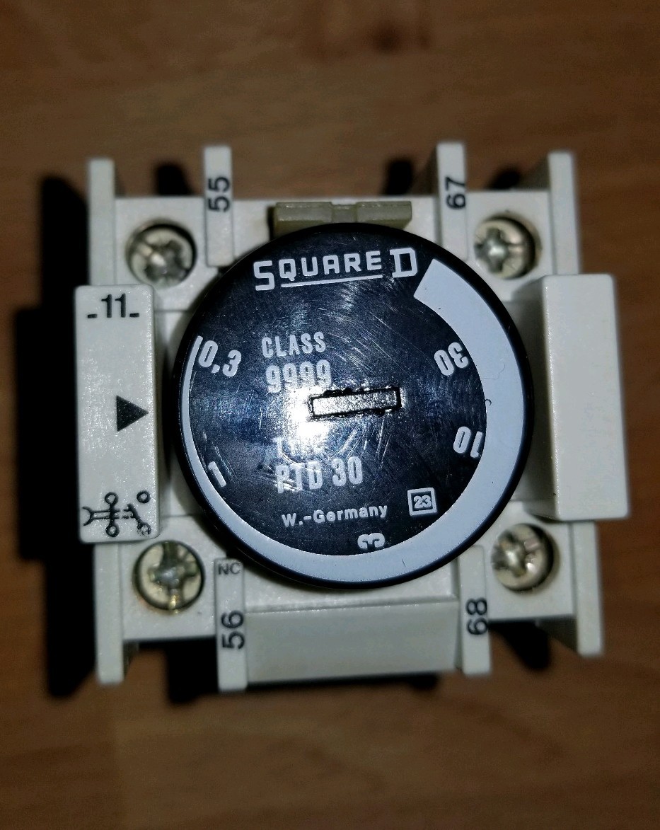 Square D Pneumatic Timer PTD30/180 Class 9999 *FREE SHIPPING*