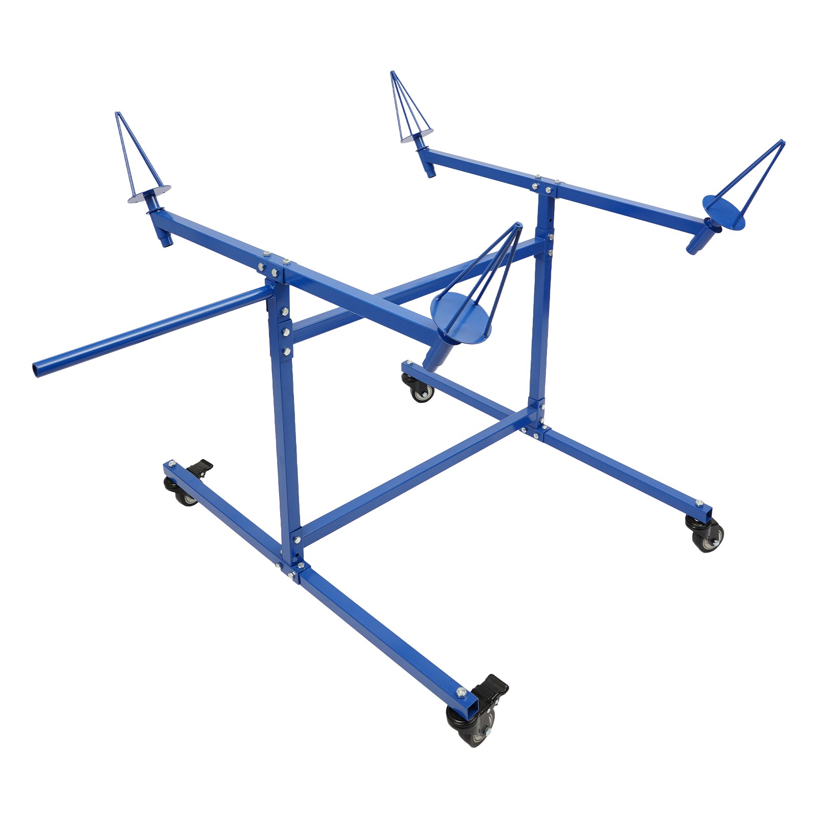 Wheel Paint Stand Rack Tilted Wheel Placement Rim Painting Rack For Auto Repair