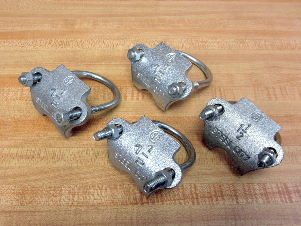 Steel City 1 1/2 Conduit Beam Clamp RC 1-1/2 (Pack of 4)