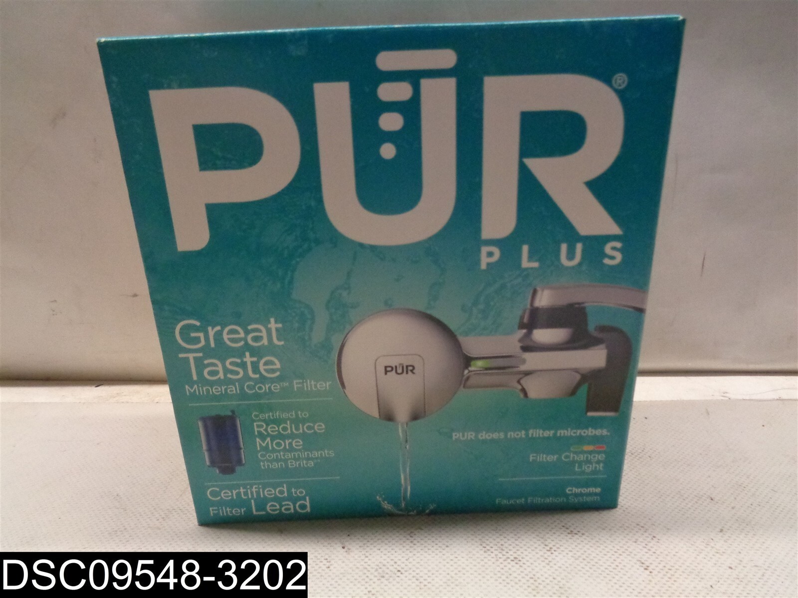 QTY=1 Box of 3: PFM400HAV1R1F PUR PLUS Faucet Mount Water Filtration System