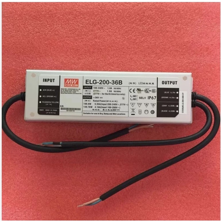 MEAN WELL ELG-200-36B Waterproof Power Supply
