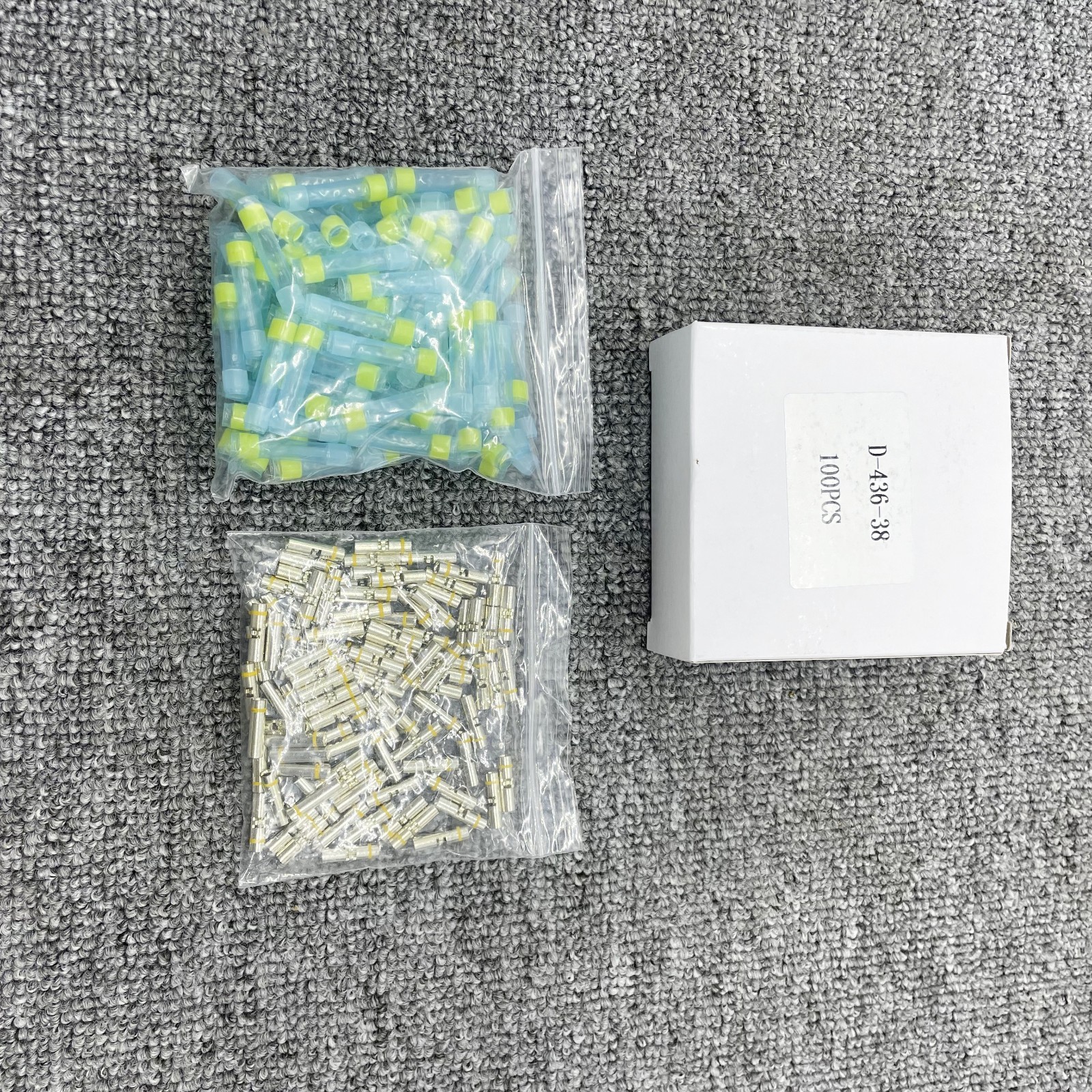 New 100pcs pack Plastic Case terminal for Military Aviation 650076-000 D-436-38