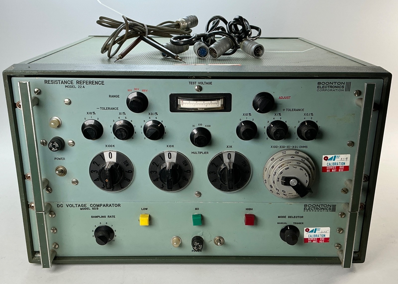 Vintage 1960s Boonton 22A/62B Precision Resistance Reference & Voltage Standard