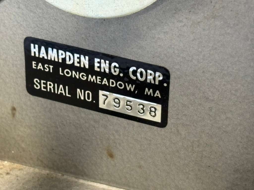 Hampden Engineering Prony Brake Training System Model PB-100