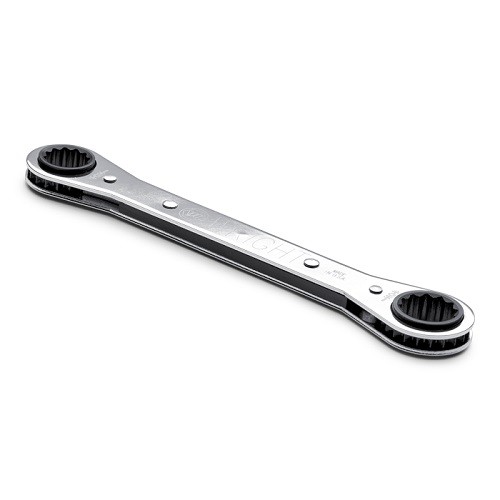 9381 – Ratchet Double Box End Laminated Wrench 12 Point – 1/4Inch x 5/16Inch